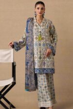 Ethnic Digital Printed Lawn 3-PIECE UNSTITCH ET06