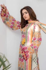 Abrish Eid Season 2025 3-PIECE UNSTITCH AB103