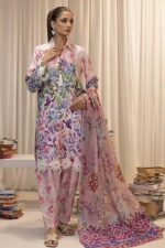 Ethnic Digital Printed Lawn 3-PIECE UNSTITCH ET07