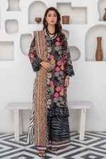 Abrish Eid Season 2025 3-PIECE UNSTITCH AB107