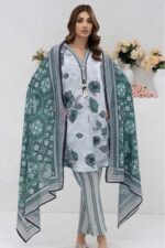 Ethnic Digital Printed Lawn 3-PIECE UNSTITCH ET02