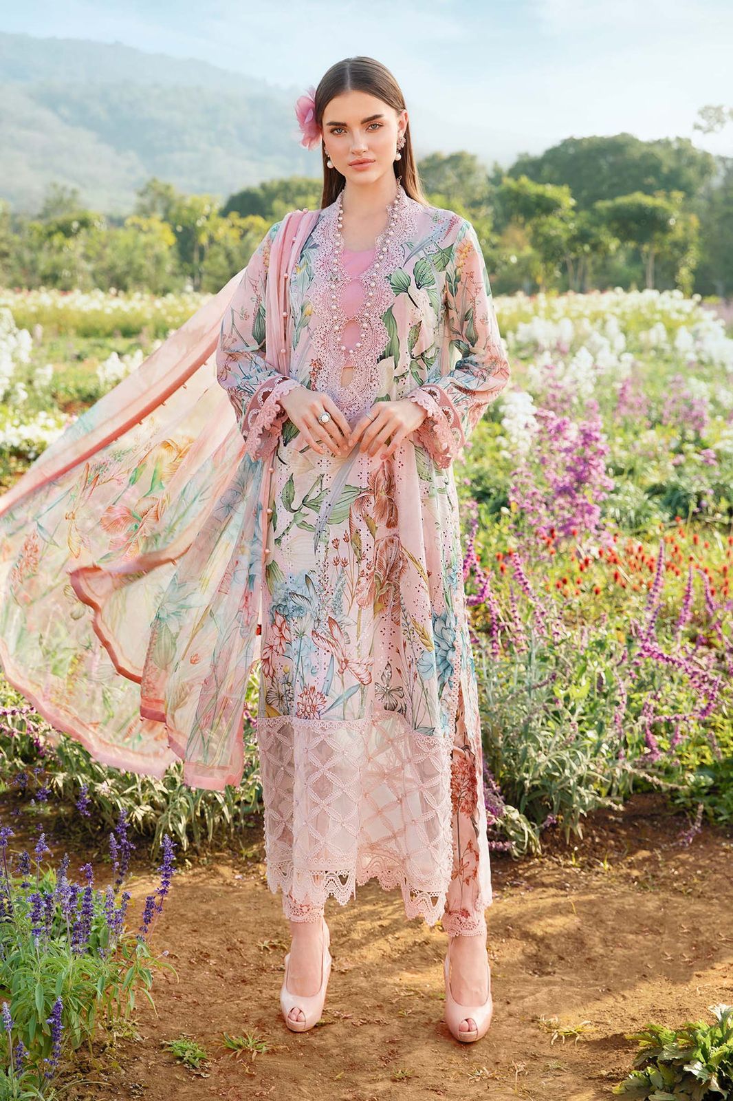 Maria B (Premium Lawn) 3pc-BS105